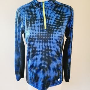 Mambo printed ¼ zip popover size large (14-16)